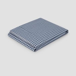 Gingham Cotton Flat Sheet Collection
