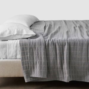 Modern Coastal Cotton Bed Quilt
